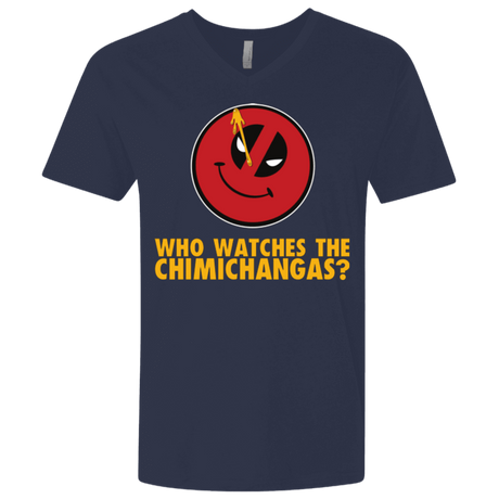 T-Shirts Midnight Navy / X-Small Chimichangas V4 Men's Premium V-Neck