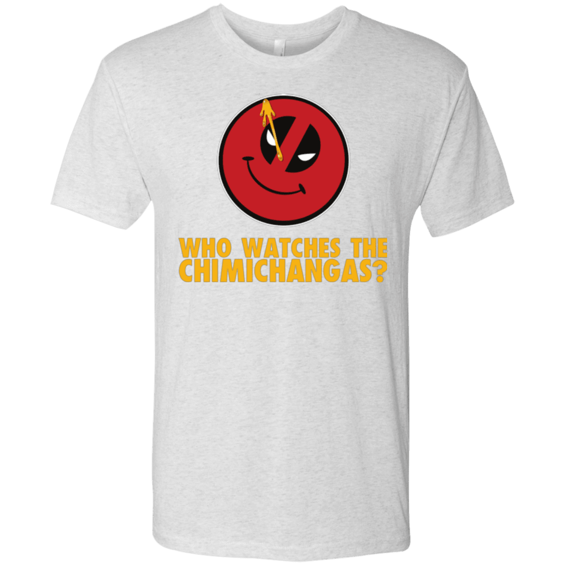 T-Shirts Heather White / Small Chimichangas V4 Men's Triblend T-Shirt