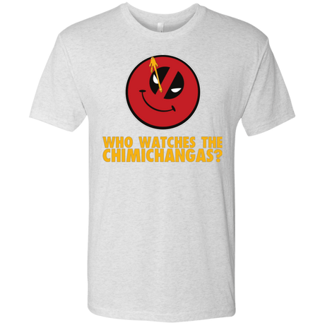 T-Shirts Heather White / Small Chimichangas V4 Men's Triblend T-Shirt