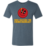 T-Shirts Indigo / Small Chimichangas V4 Men's Triblend T-Shirt