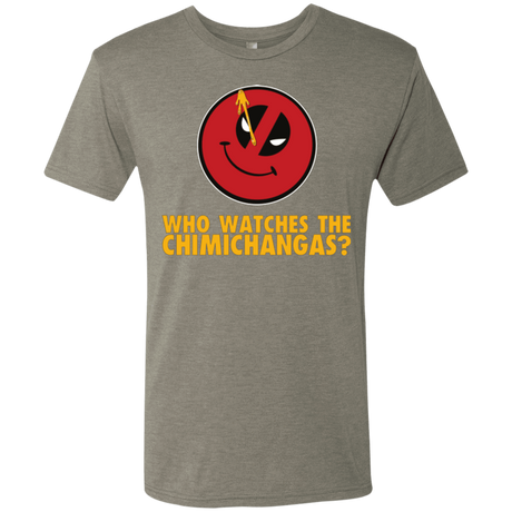 T-Shirts Venetian Grey / Small Chimichangas V4 Men's Triblend T-Shirt