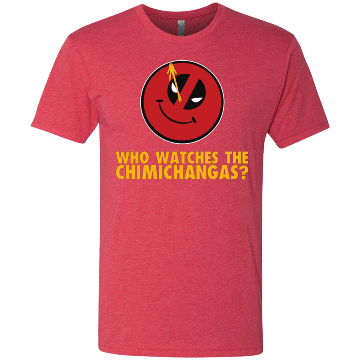 T-Shirts Vintage Red / Small Chimichangas V4 Men's Triblend T-Shirt