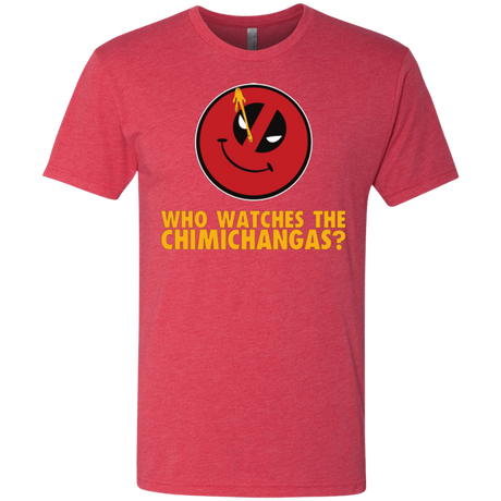 T-Shirts Vintage Red / Small Chimichangas V4 Men's Triblend T-Shirt