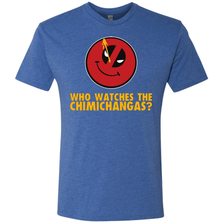 T-Shirts Vintage Royal / Small Chimichangas V4 Men's Triblend T-Shirt