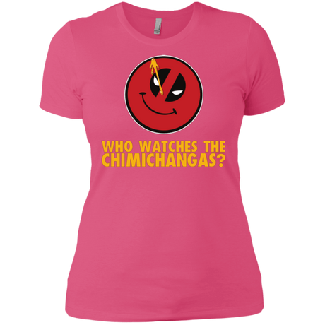 T-Shirts Hot Pink / X-Small Chimichangas V4 Women's Premium T-Shirt