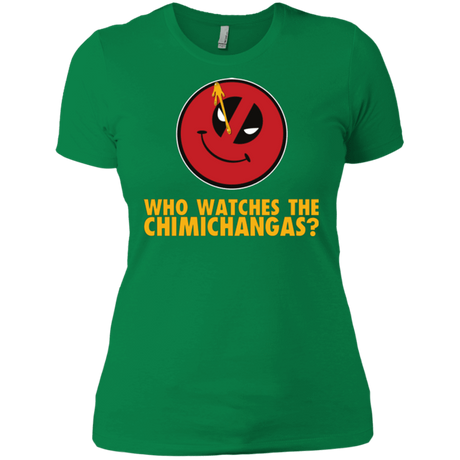 T-Shirts Kelly Green / X-Small Chimichangas V4 Women's Premium T-Shirt