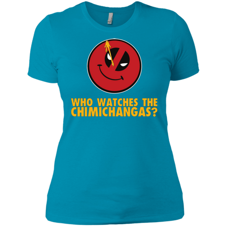 T-Shirts Turquoise / X-Small Chimichangas V4 Women's Premium T-Shirt