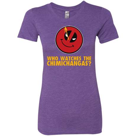 T-Shirts Purple Rush / Small Chimichangas V4 Women's Triblend T-Shirt