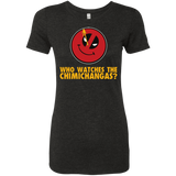 T-Shirts Vintage Black / Small Chimichangas V4 Women's Triblend T-Shirt