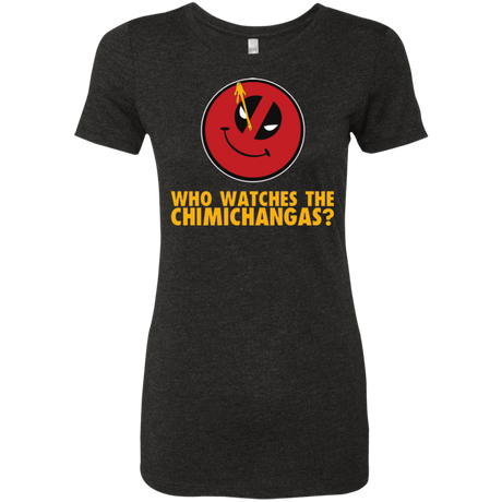 T-Shirts Vintage Black / Small Chimichangas V4 Women's Triblend T-Shirt