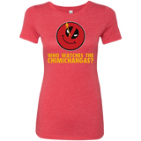 T-Shirts Vintage Red / Small Chimichangas V4 Women's Triblend T-Shirt