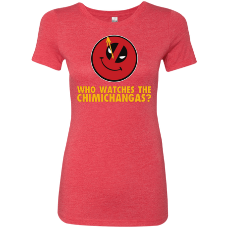 T-Shirts Vintage Red / Small Chimichangas V4 Women's Triblend T-Shirt