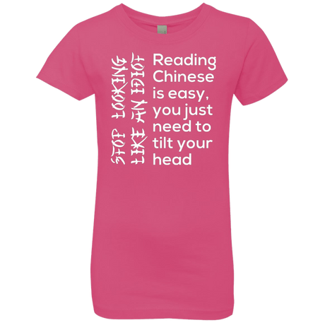 T-Shirts Hot Pink / YXS Chinese Girls Premium T-Shirt