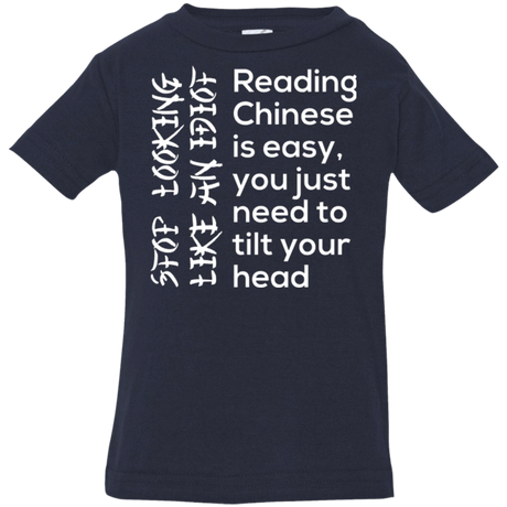T-Shirts Navy / 6 Months Chinese Infant Premium T-Shirt