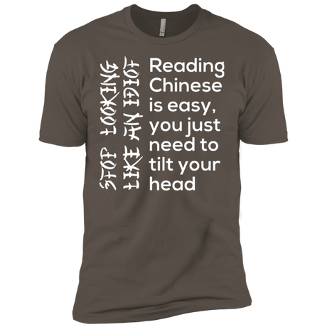 T-Shirts Warm Grey / X-Small Chinese Men's Premium T-Shirt