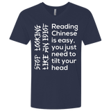 T-Shirts Midnight Navy / X-Small Chinese Men's Premium V-Neck