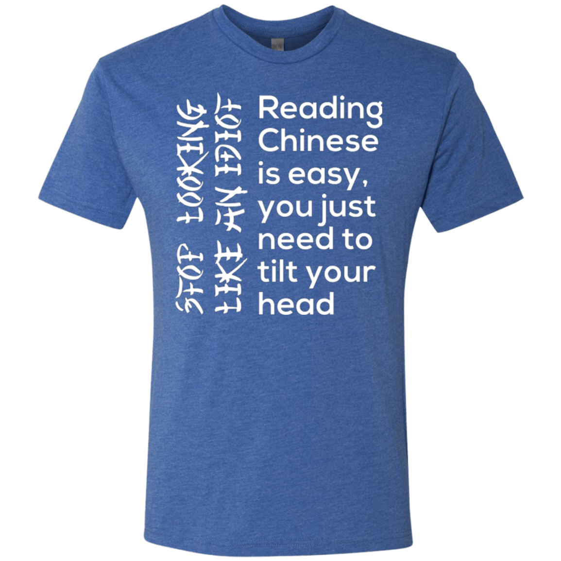 T-Shirts Vintage Royal / Small Chinese Men's Triblend T-Shirt