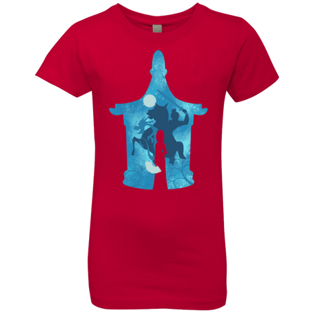 T-Shirts Red / YXS Chinese Portrait Girls Premium T-Shirt