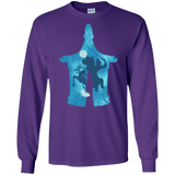 T-Shirts Purple / S Chinese Portrait Men's Long Sleeve T-Shirt