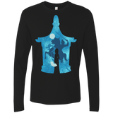 T-Shirts Black / S Chinese Portrait Men's Premium Long Sleeve