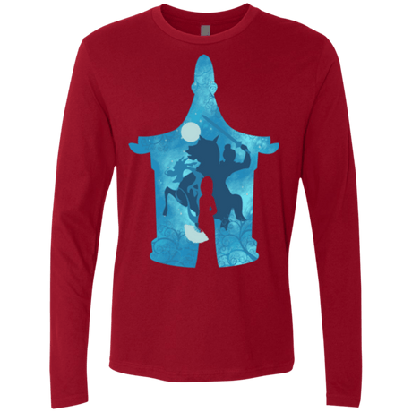 T-Shirts Cardinal / S Chinese Portrait Men's Premium Long Sleeve