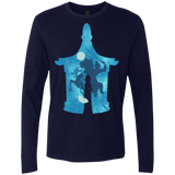 T-Shirts Midnight Navy / S Chinese Portrait Men's Premium Long Sleeve