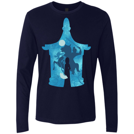 T-Shirts Midnight Navy / S Chinese Portrait Men's Premium Long Sleeve