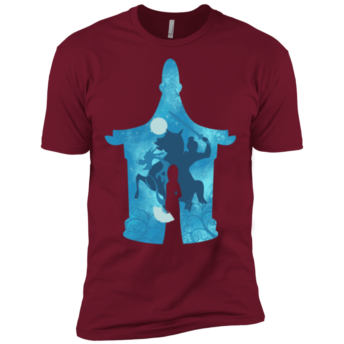 T-Shirts Cardinal / X-Small Chinese Portrait Men's Premium T-Shirt