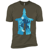 T-Shirts Military Green / X-Small Chinese Portrait Men's Premium T-Shirt