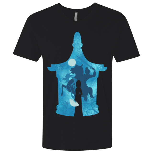 T-Shirts Black / X-Small Chinese Portrait Men's Premium V-Neck
