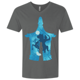 T-Shirts Heavy Metal / X-Small Chinese Portrait Men's Premium V-Neck