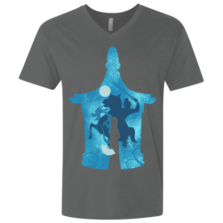 T-Shirts Heavy Metal / X-Small Chinese Portrait Men's Premium V-Neck