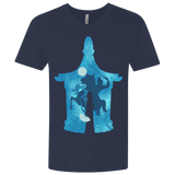T-Shirts Midnight Navy / X-Small Chinese Portrait Men's Premium V-Neck