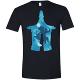 T-Shirts Black / X-Small Chinese Portrait Men's Semi-Fitted Softstyle