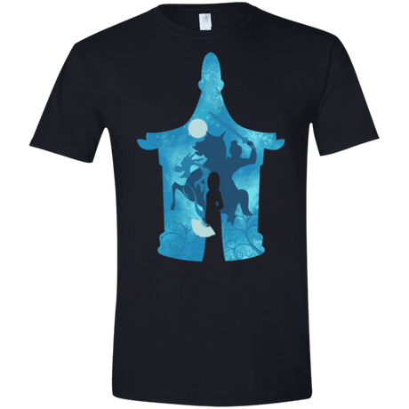 T-Shirts Black / X-Small Chinese Portrait Men's Semi-Fitted Softstyle