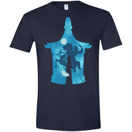 T-Shirts Navy / X-Small Chinese Portrait Men's Semi-Fitted Softstyle