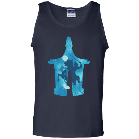 T-Shirts Navy / S Chinese Portrait Men's Tank Top