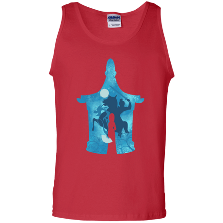 T-Shirts Red / S Chinese Portrait Men's Tank Top