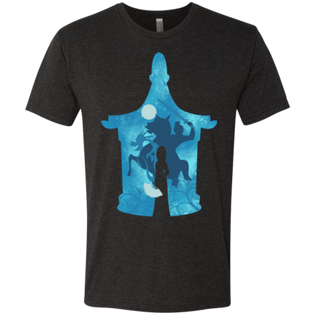 T-Shirts Vintage Black / S Chinese Portrait Men's Triblend T-Shirt