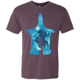 T-Shirts Vintage Purple / S Chinese Portrait Men's Triblend T-Shirt