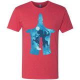 T-Shirts Vintage Red / S Chinese Portrait Men's Triblend T-Shirt