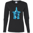 T-Shirts Black / S Chinese Portrait Women's Long Sleeve T-Shirt