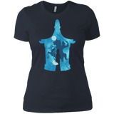 T-Shirts Indigo / X-Small Chinese Portrait Women's Premium T-Shirt