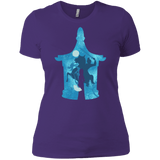 T-Shirts Purple Rush/ / X-Small Chinese Portrait Women's Premium T-Shirt