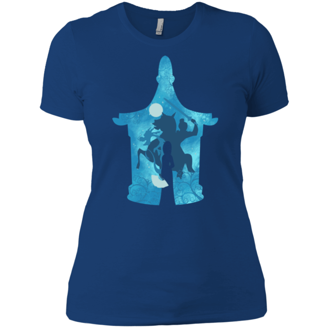 T-Shirts Royal / X-Small Chinese Portrait Women's Premium T-Shirt