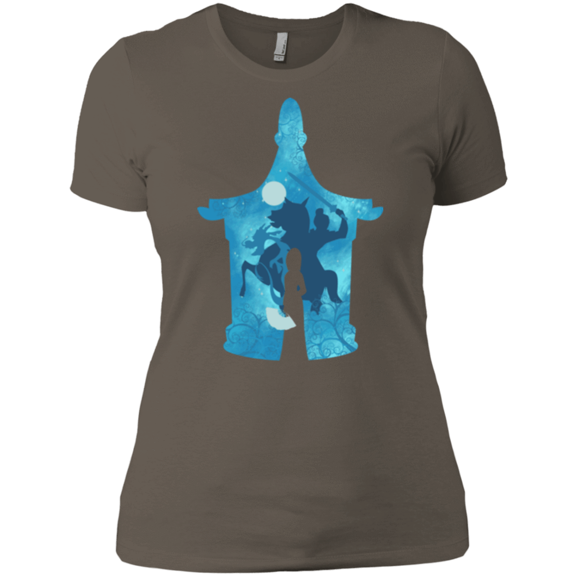 T-Shirts Warm Grey / X-Small Chinese Portrait Women's Premium T-Shirt