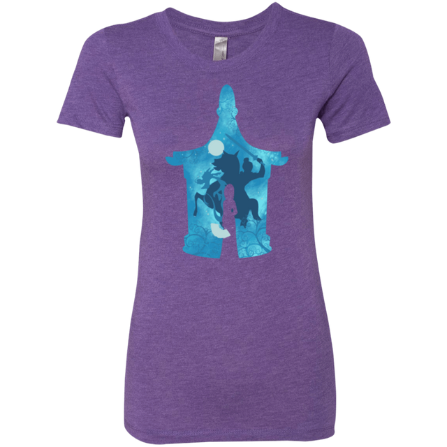 T-Shirts Purple Rush / S Chinese Portrait Women's Triblend T-Shirt
