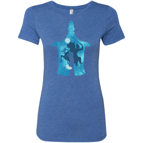 T-Shirts Vintage Royal / S Chinese Portrait Women's Triblend T-Shirt