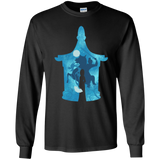 T-Shirts Black / YS Chinese Portrait Youth Long Sleeve T-Shirt