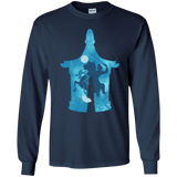 T-Shirts Navy / YS Chinese Portrait Youth Long Sleeve T-Shirt